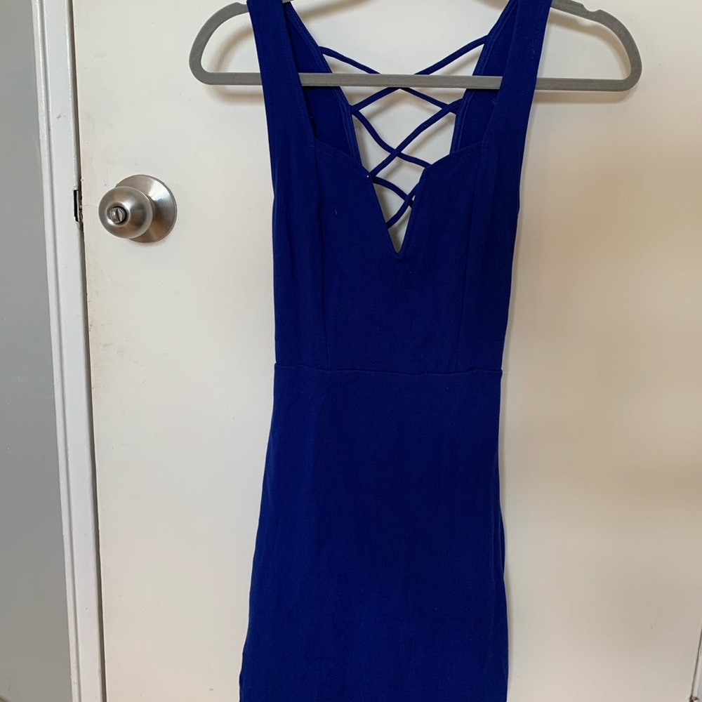 Blue Dress Charlotte Russe